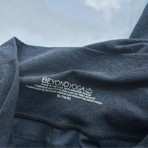 BEYOND YOGA Spacedye High Waisted All Day Flare Pant in Darkest Night - Picture 12 of 12